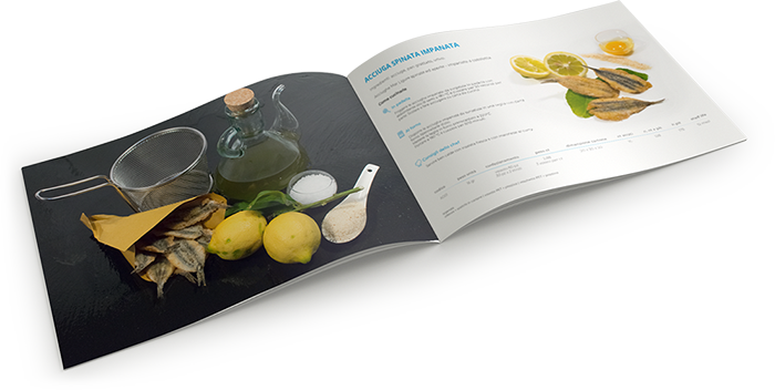 Catalogo Bel Fish Food, commercializziamo pesce fresco: acciughe liguri cucinate in esclusivi piatti pronti veloci da preparare